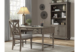 Cardano Light Modern Traditional Transitional Brown Acacia Solids And Veneers Writing Desk - Ella Furniture
