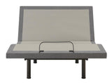 Clara Queen Adjustable Bed Base Grey And Black - Ella Furniture