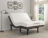 Clara Queen Adjustable Bed Base Grey And Black - Ella Furniture