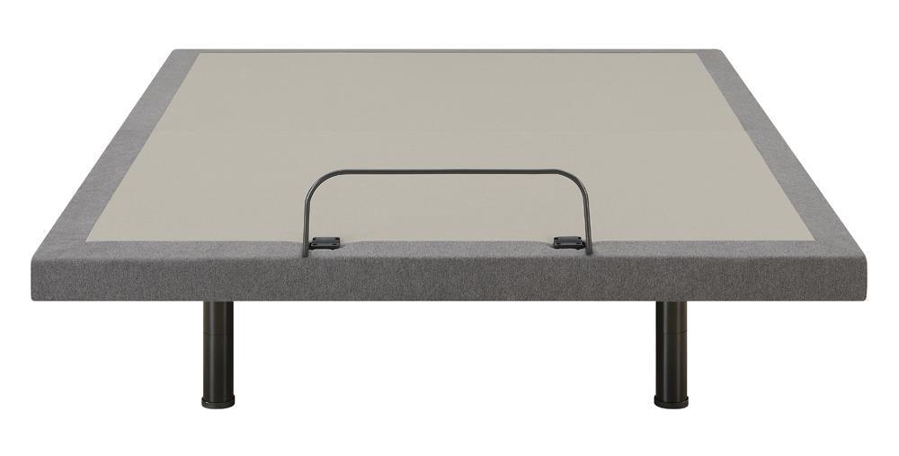 Clara Queen Adjustable Bed Base Grey And Black - Ella Furniture
