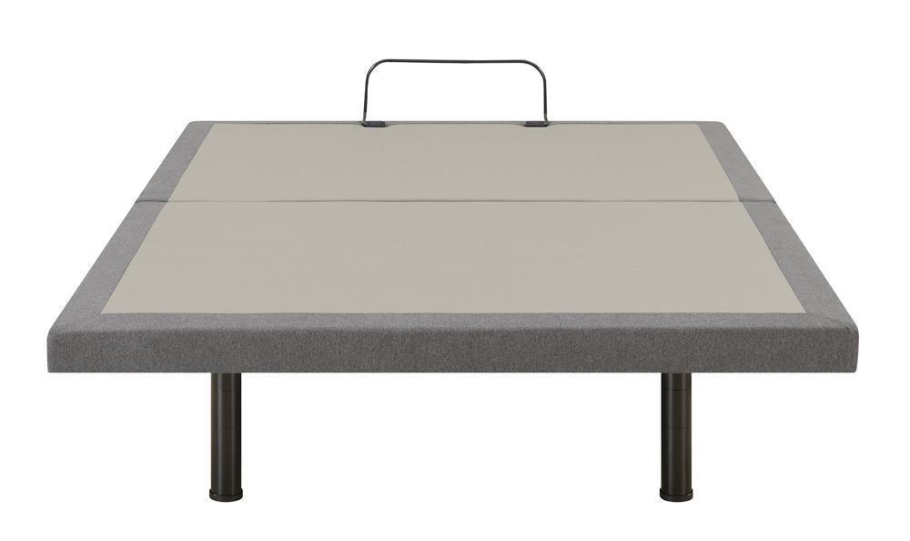 Clara Queen Adjustable Bed Base Grey And Black - Ella Furniture