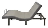 Clara Queen Adjustable Bed Base Grey And Black - Ella Furniture