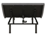 Clara Queen Adjustable Bed Base Grey And Black - Ella Furniture