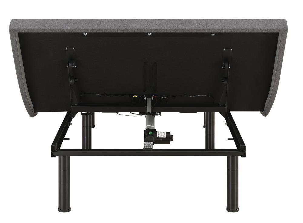 Clara Queen Adjustable Bed Base Grey And Black - Ella Furniture