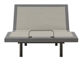 Negan Twin XL Adjustable Bed Base showing metal frame