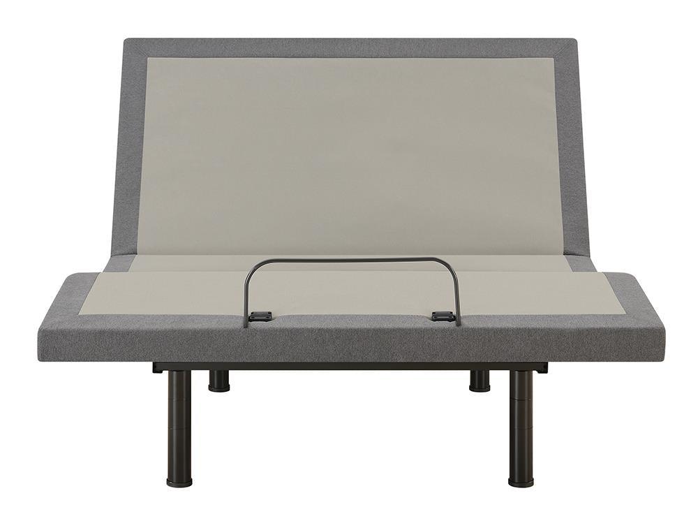 Negan Twin XL Adjustable Bed Base showing metal frame