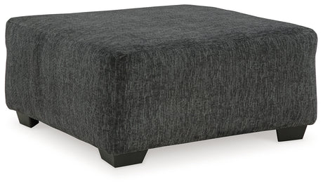 Room view of Biddeford Shadow 2-Piece Sectional Sofa with Ottoman