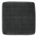 Biddeford shadow velvet oversized accent ottoman detail of velvet fabric texture
