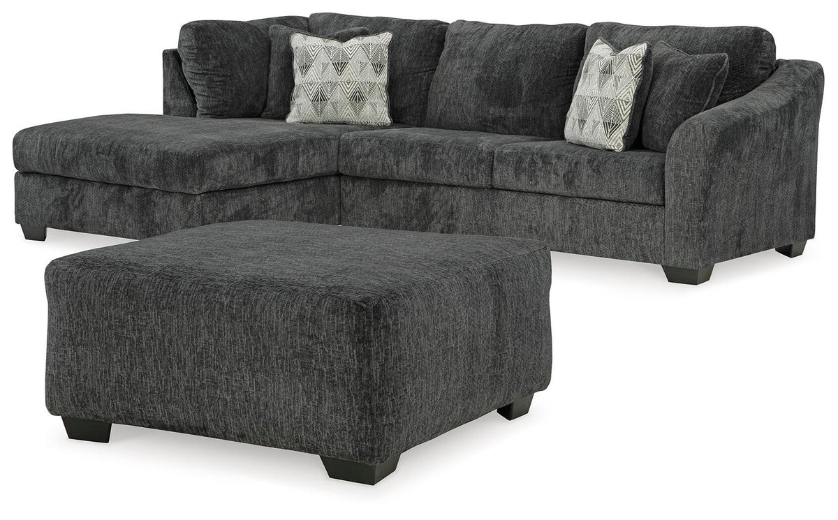 Biddeford Shadow 2-Piece Sectional with Ottoman - image 2