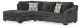 Side view emphasizing sectional design