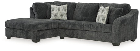 Side view emphasizing sectional design