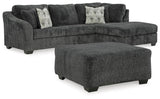 Biddeford Shadow 2-Piece Sectional with Ottoman - image 2
