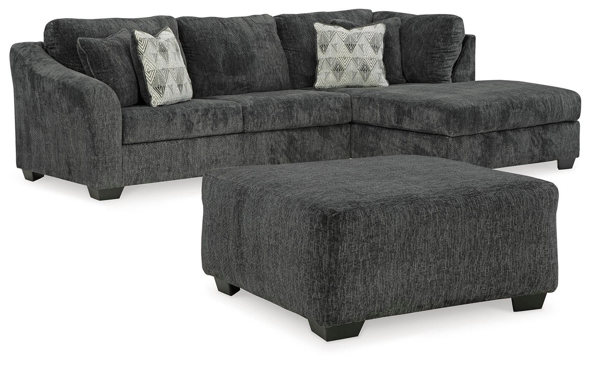 Biddeford Shadow 2-Piece Sectional with Ottoman - image 2
