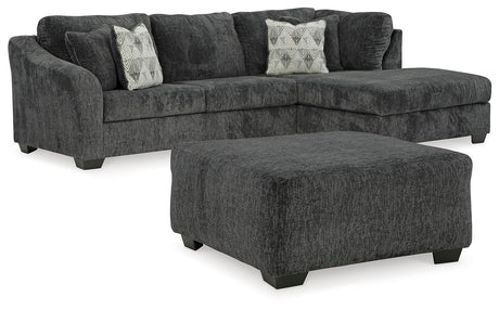 Biddeford Shadow 2-Piece Sectional with Ottoman - image 2