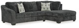 Detail of Biddeford Shadow sectional upholstery