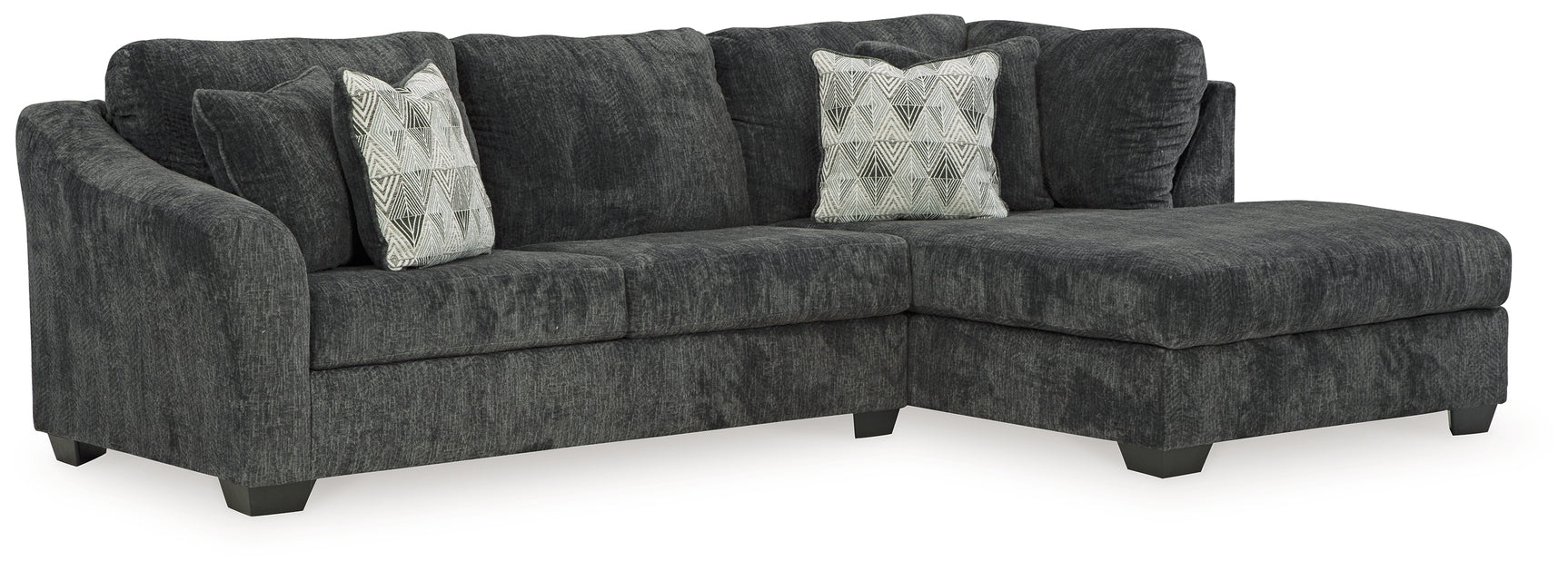 Detail of Biddeford Shadow sectional upholstery