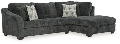 Detail of Biddeford Shadow sectional upholstery