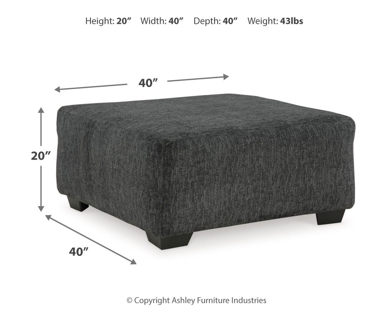 Biddeford Shadow 2-Piece Sectional with Ottoman - image 8