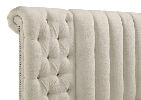 Storage compartments under King size Sonya bed frame