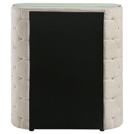 Back view of Sonya chest of drawers