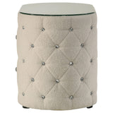 Sonya nightstand brand label close-up