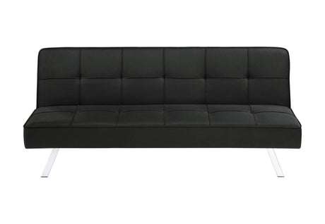 Detail of black stitching and piping on sofa cushions