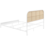 Top view of Amherst king bed frame structure