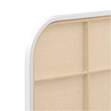 Twin bed frame side rails and support structure