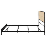 Full view of Amherst Eastern King Bed in black