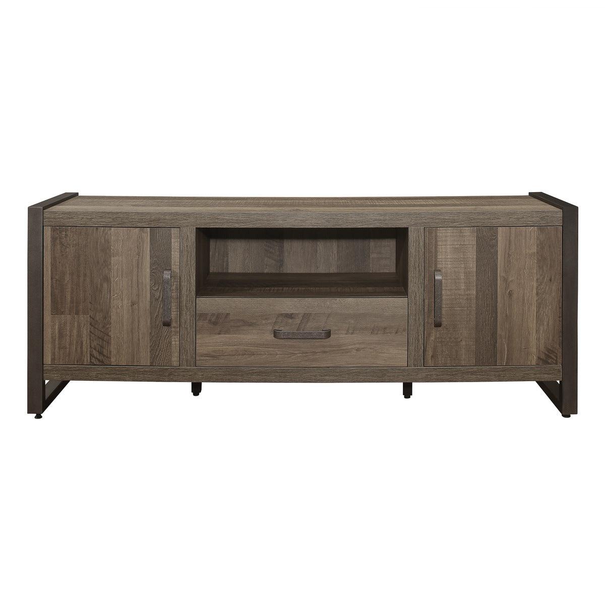 Dogue Brown Wood And Gunmetal Finish Premium Melamine Board Engineered Wood 63