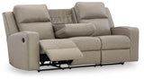 Lavenhorne Pebble recliner closed position side