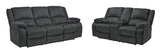 Draycoll Slate Sofa and Loveseat Set — product image 2