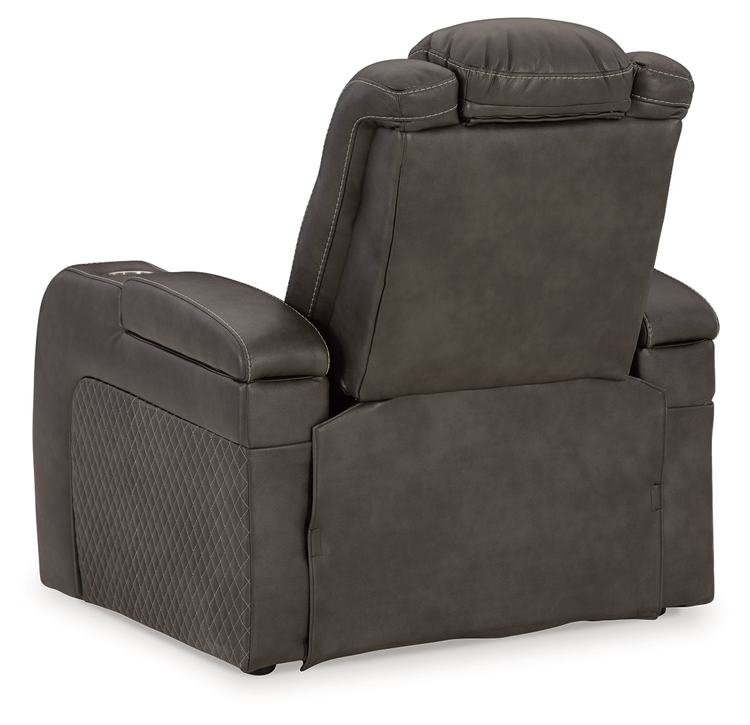 Fyne-Dyme Shadow Sofa, Loveseat and Recliner front view