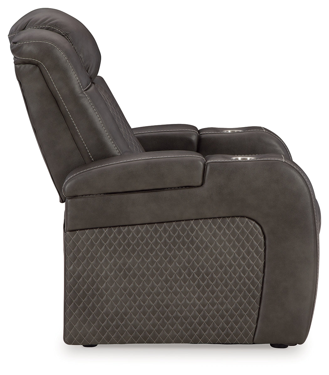 Fyne-Dyme Shadow Sofa, Loveseat and Recliner front view