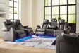 Fyne-Dyme Shadow Loveseat angled view
