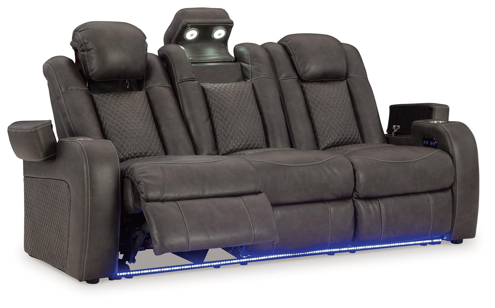 Fyne-Dyme Shadow Sofa, Loveseat and Recliner front view