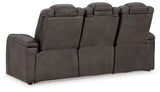 Fyne-Dyme Shadow Sofa, Loveseat and Recliner front view