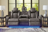 Fyne-Dyme Shadow Sofa, Loveseat and Recliner front view