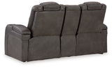 Back view of Fyne-Dyme Shadow Sofa