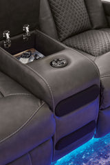 Ashley Fyne-Dyme Shadow console and storage detail