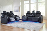 Bluetooth audio control on loveseat armrest