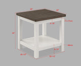 Dakota end table side angle