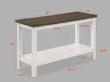 Dakota sofa table side angle