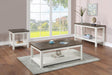 Dakota 3-piece coffee table set front view