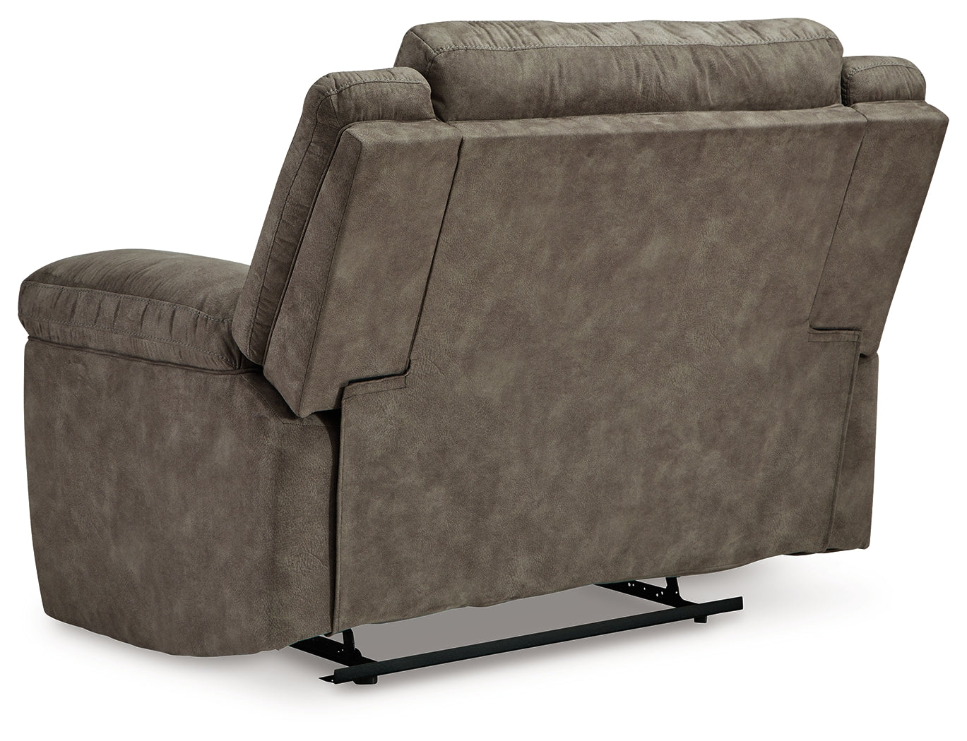 Laresview Fossil Faux Leather Oversized Recliner