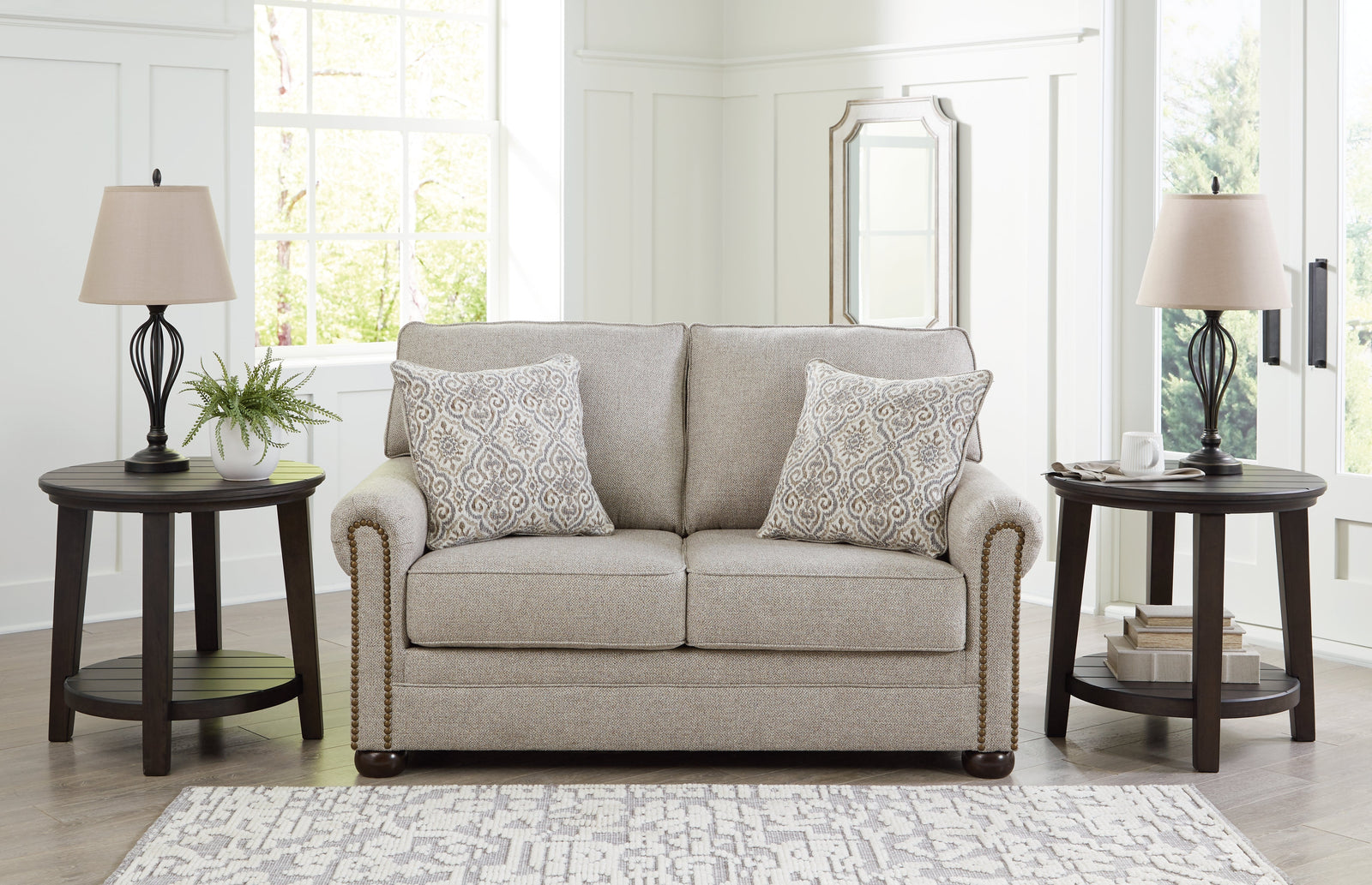 Gaelon Dune Chenille Loveseat