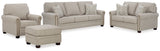 Gaelon Dune Sofa, Loveseat, Chair and Ottoman side view