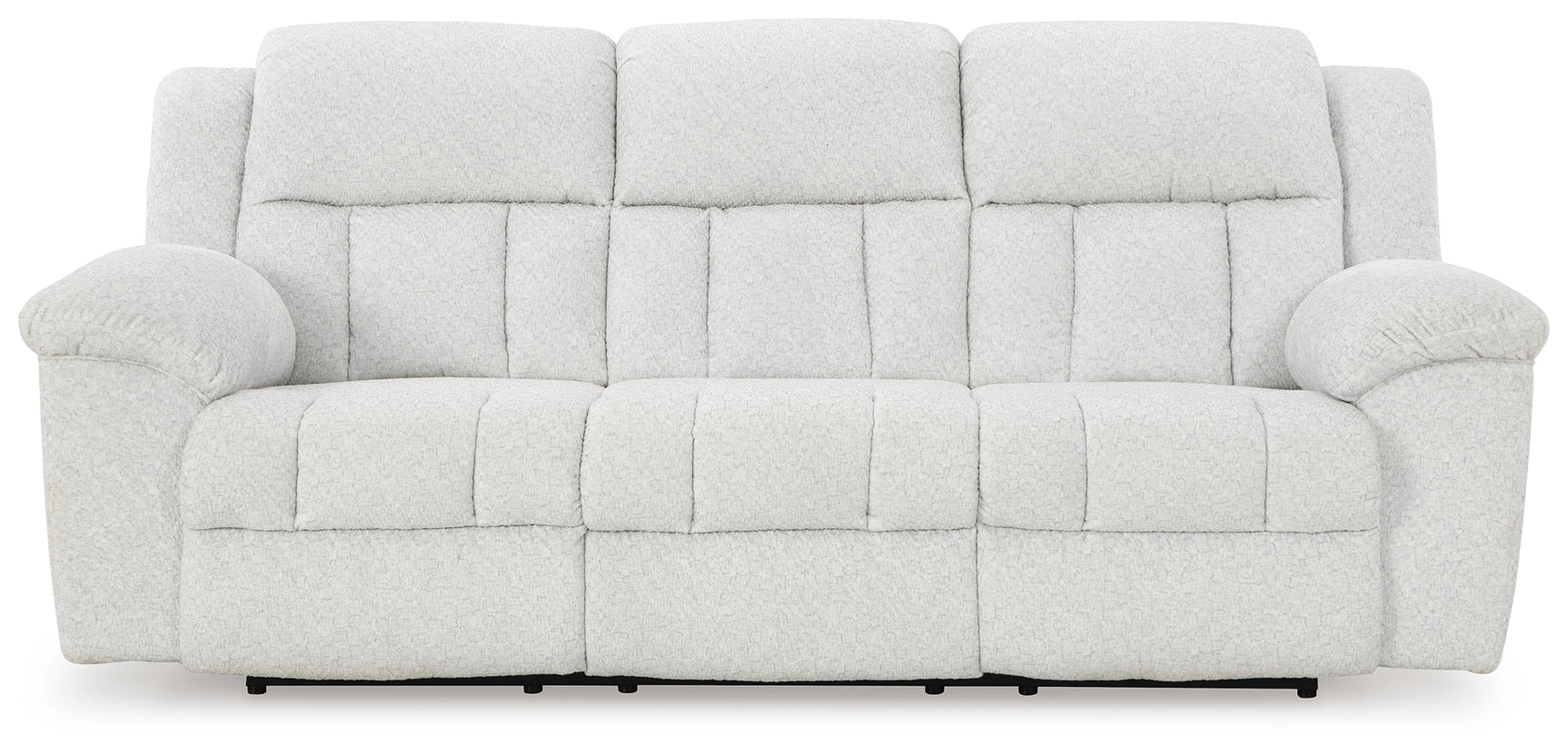 Frohn Snow Chenille Reclining Sofa