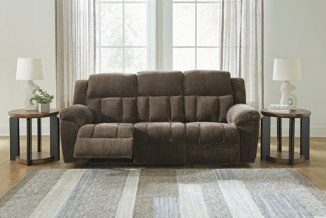 Frohn Reclining Sofa fully reclined