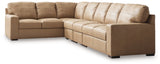 Bandon Toffee 4-Piece Sectional sofa room view